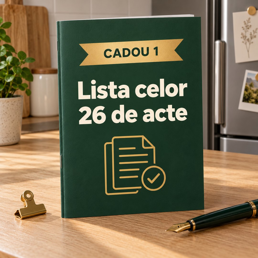 Lista celor 26 de acte
